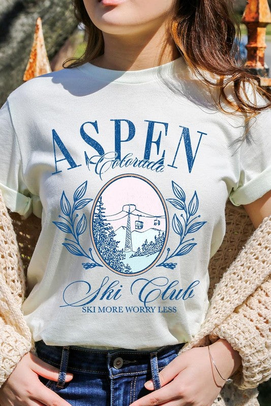 Aspen Ski Club Graphic Plus Tee - ClassiQ