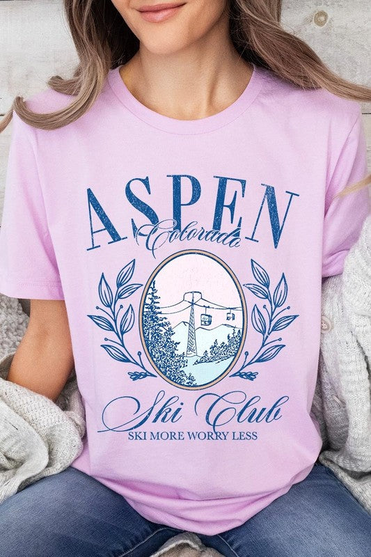 Aspen Ski Club Graphic Plus Tee - ClassiQ