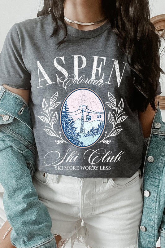 Aspen Ski Club Graphic Plus Tee - ClassiQ