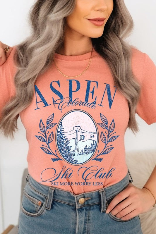 Aspen Ski Club Graphic Plus Tee - ClassiQ