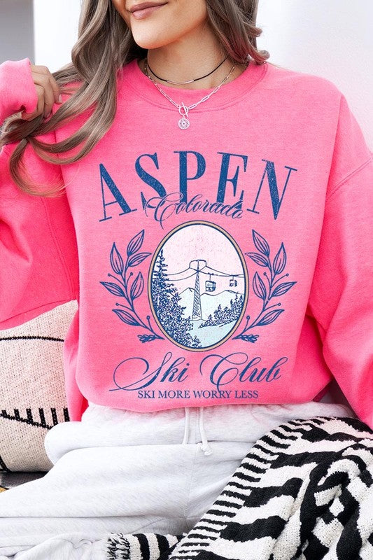 Aspen Ski Club Graphic Plus Sweatshirt - ClassiQ