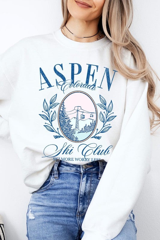 Aspen Ski Club Graphic Plus Sweatshirt - ClassiQ