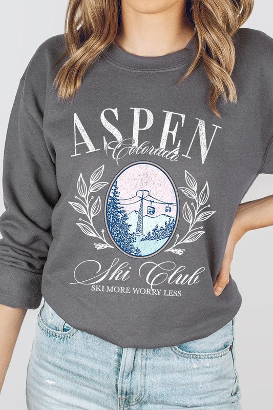 Aspen Ski Club Graphic Plus Sweatshirt - ClassiQ