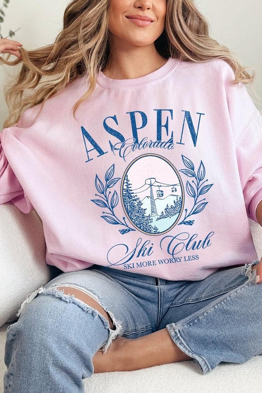Aspen Ski Club Graphic Plus Sweatshirt - ClassiQ