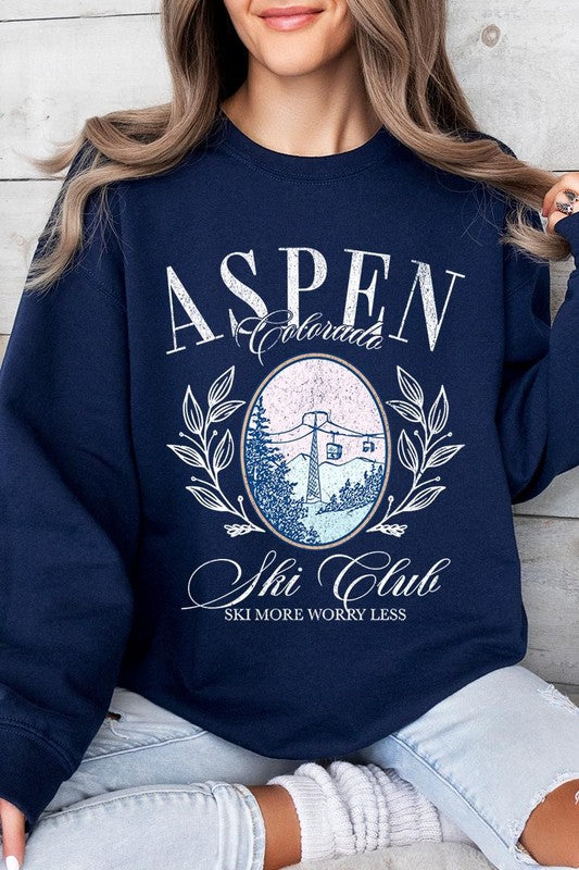 Aspen Ski Club Graphic Plus Sweatshirt - ClassiQ