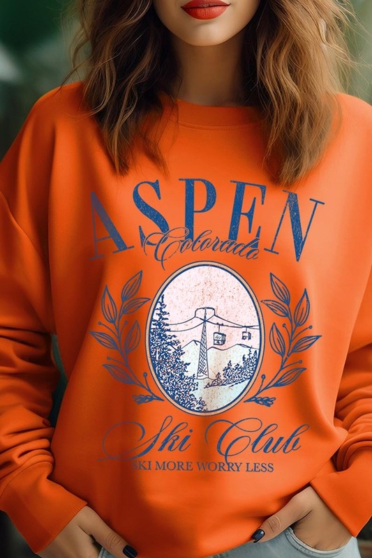 Aspen Ski Club Graphic Plus Sweatshirt - ClassiQ