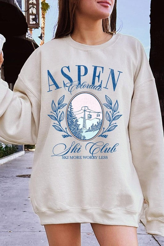 Aspen Ski Club Graphic Plus Sweatshirt - ClassiQ