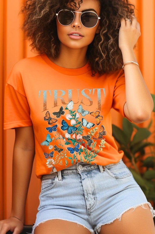Trust God's Plan Christian Graphic Plus Tee - Classique Collection