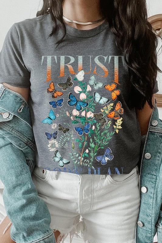Trust God's Plan Christian Graphic Plus Tee - Classique Collection