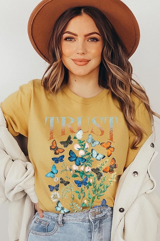 Trust God's Plan Christian Graphic Plus Tee - Classique Collection
