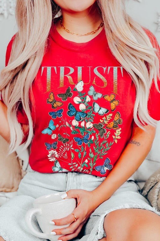 Trust God's Plan Christian Graphic Plus Tee - Classique Collection