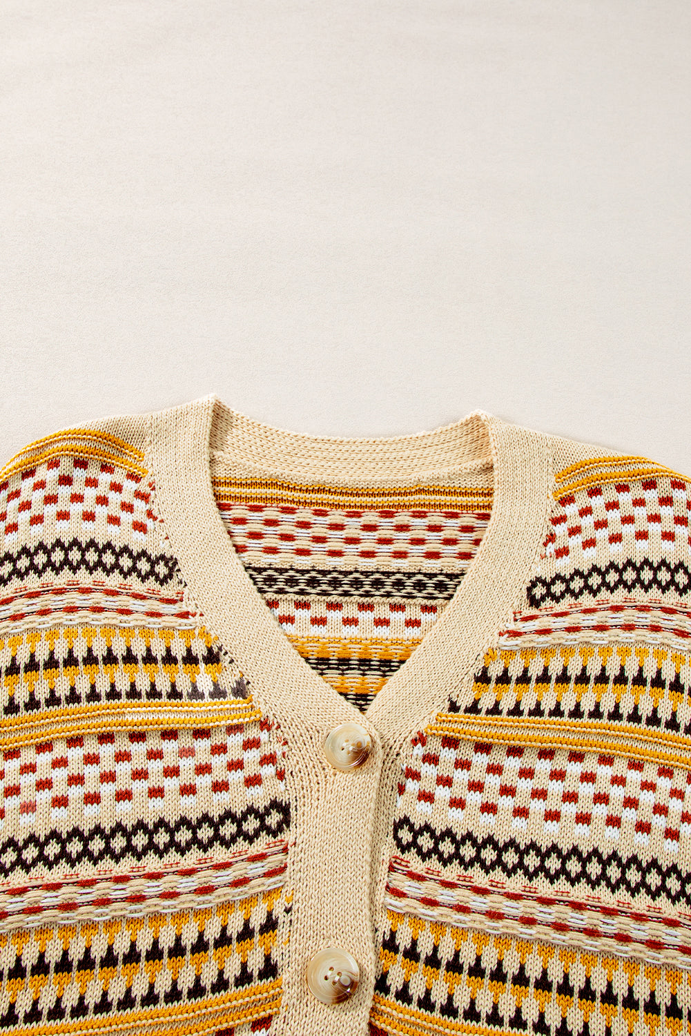 Button Down Long Sleeve Cardigan - ClassiQ
