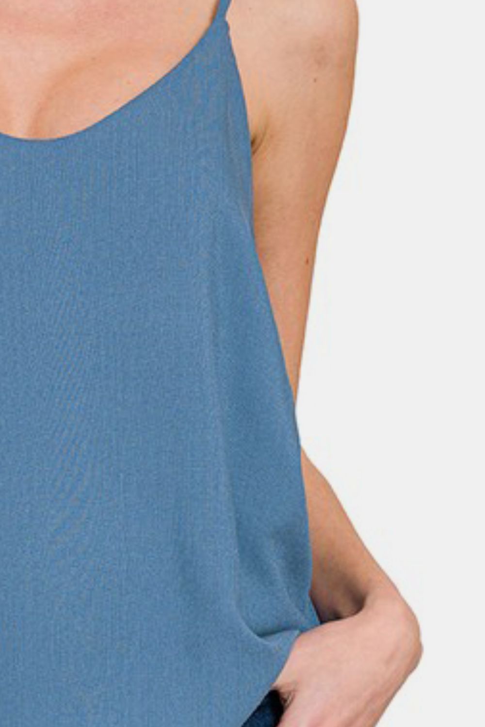 Zenana Two Layered Spaghetti Strap Cami - Classique Collection