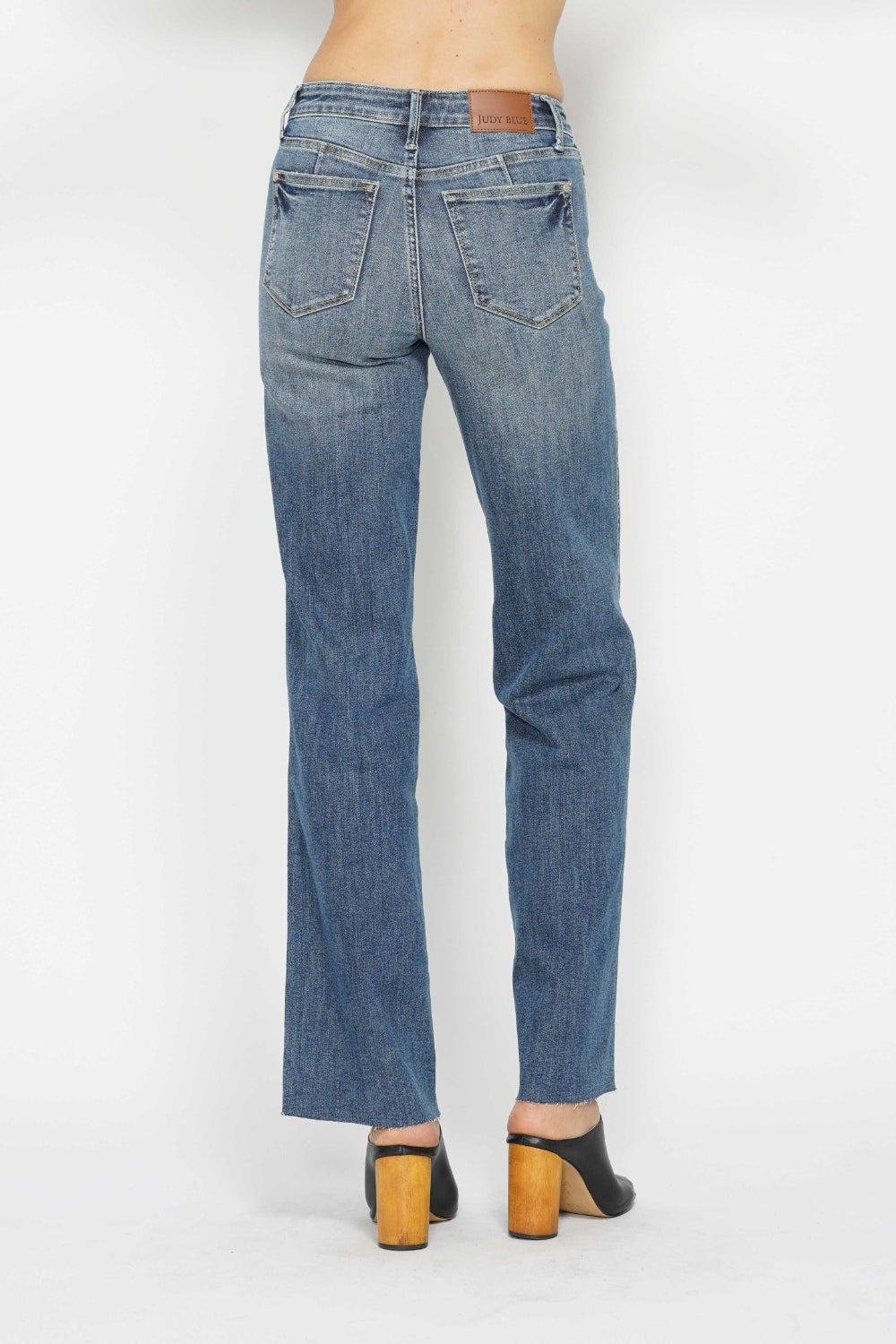 Judy Blue Full Size Tummy Control Straight Jeans - Classique Collection