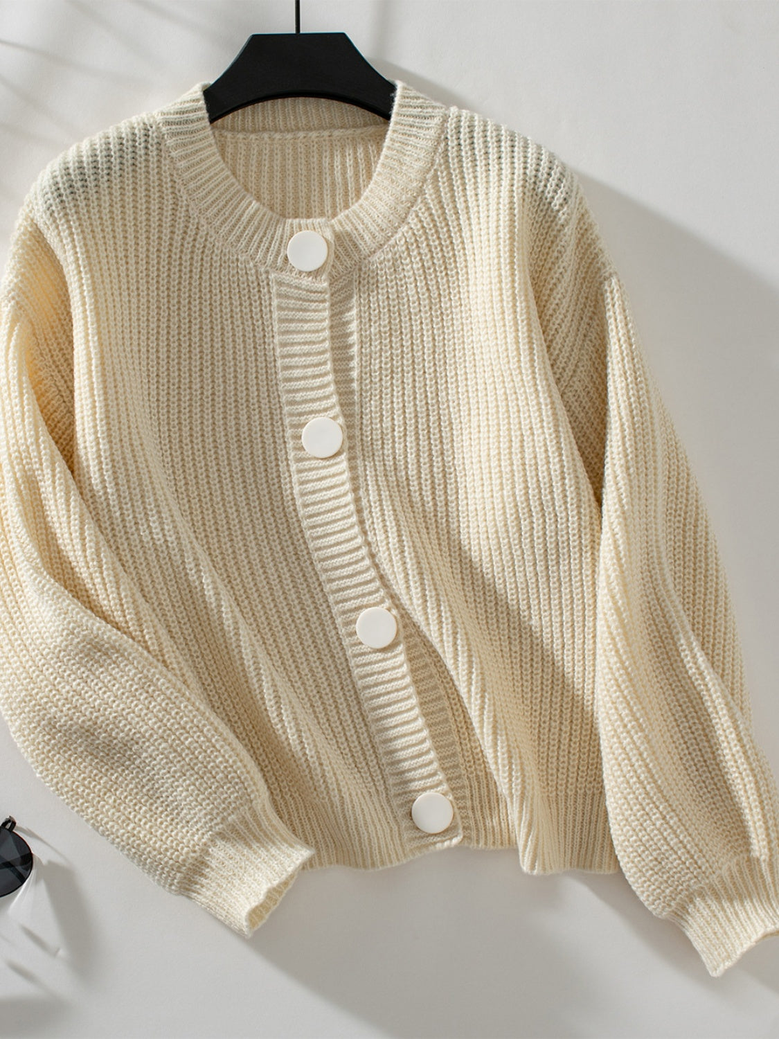 Button Down Long Sleeve Cardigan - Classique Collection