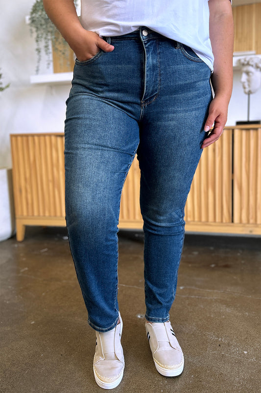 Judy Blue Full Size Tummy Control High Waist Slim Jeans - Classique Collection