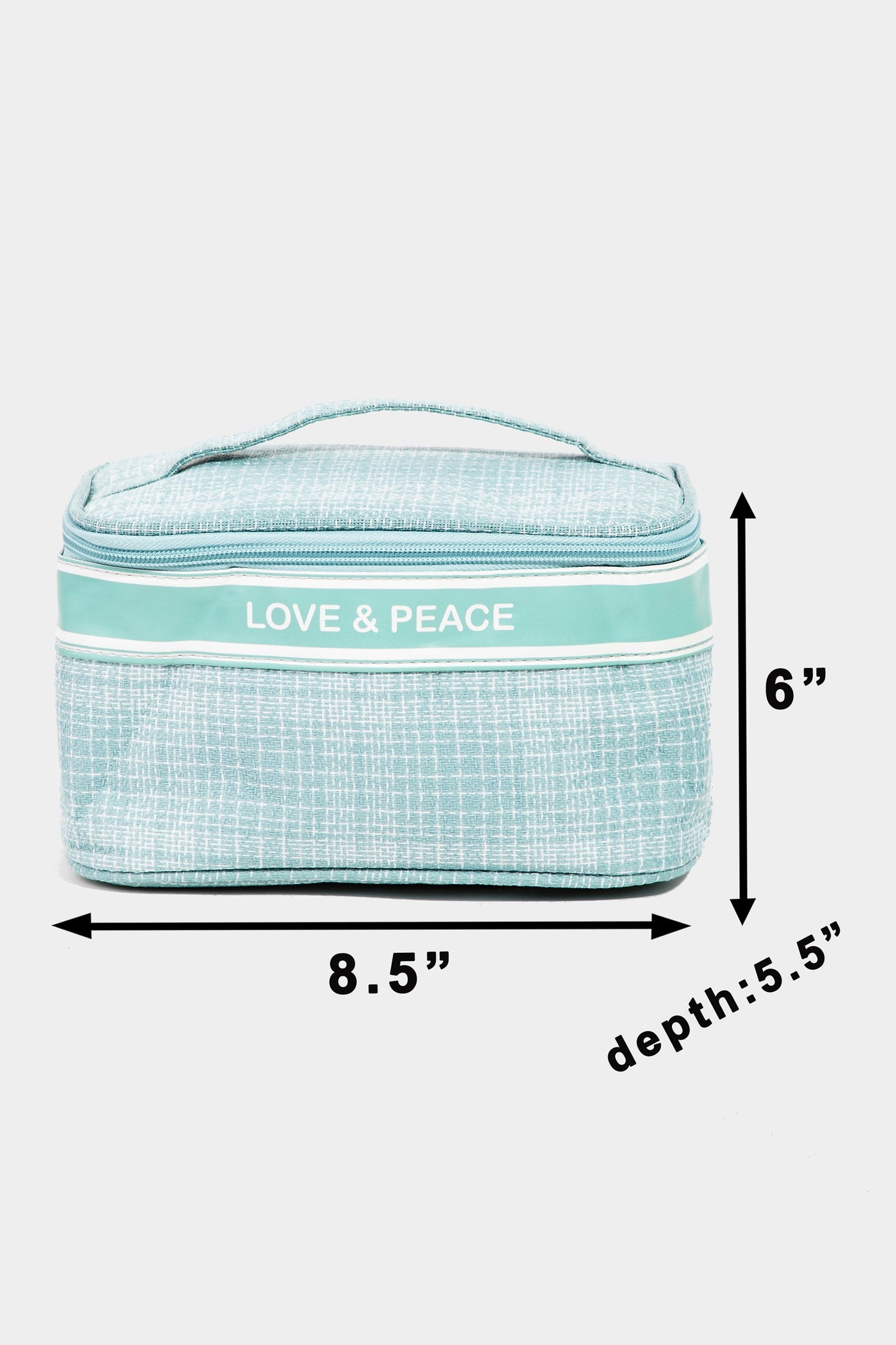 Fame Love & Peace Striped Handle Bag - ClassiQ