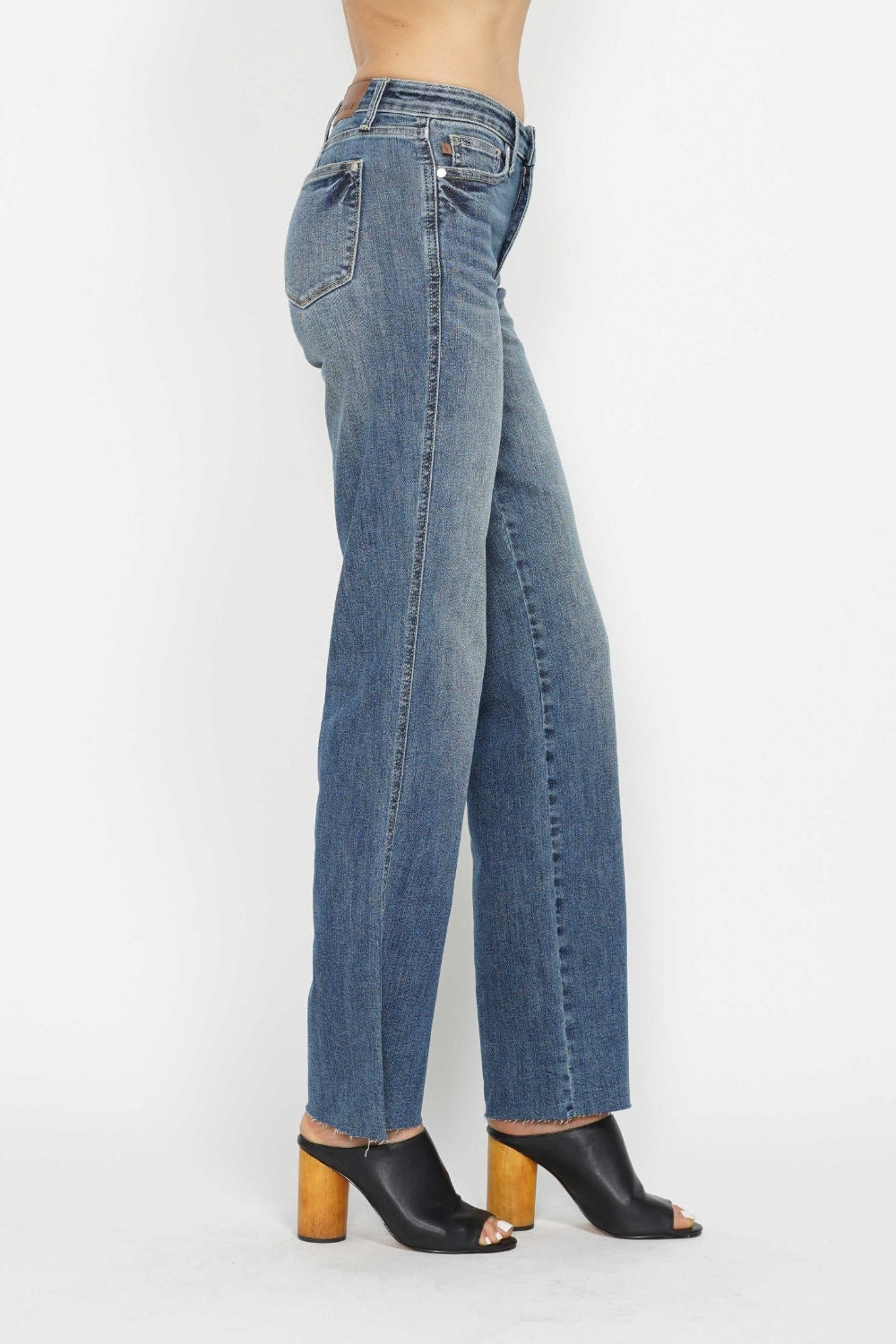 Judy Blue Full Size Tummy Control Straight Jeans - Classique Collection