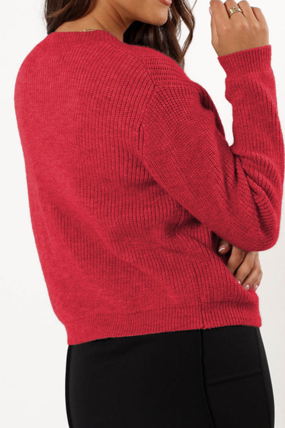 Tied Long Sleeve Cardigan - Classique Collection