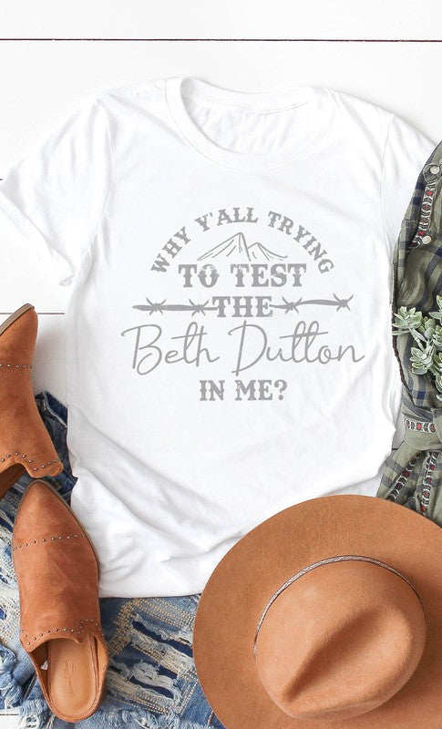 Funny Beth Dutton Graphic Tee PLUS - Classique Collection