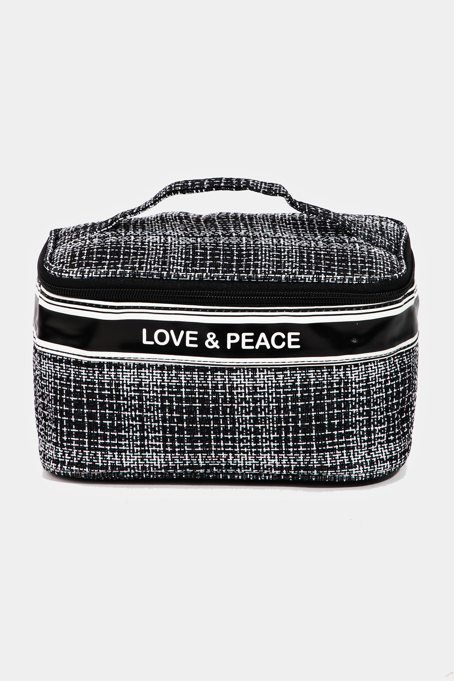 Fame Love & Peace Striped Handle Bag - ClassiQ