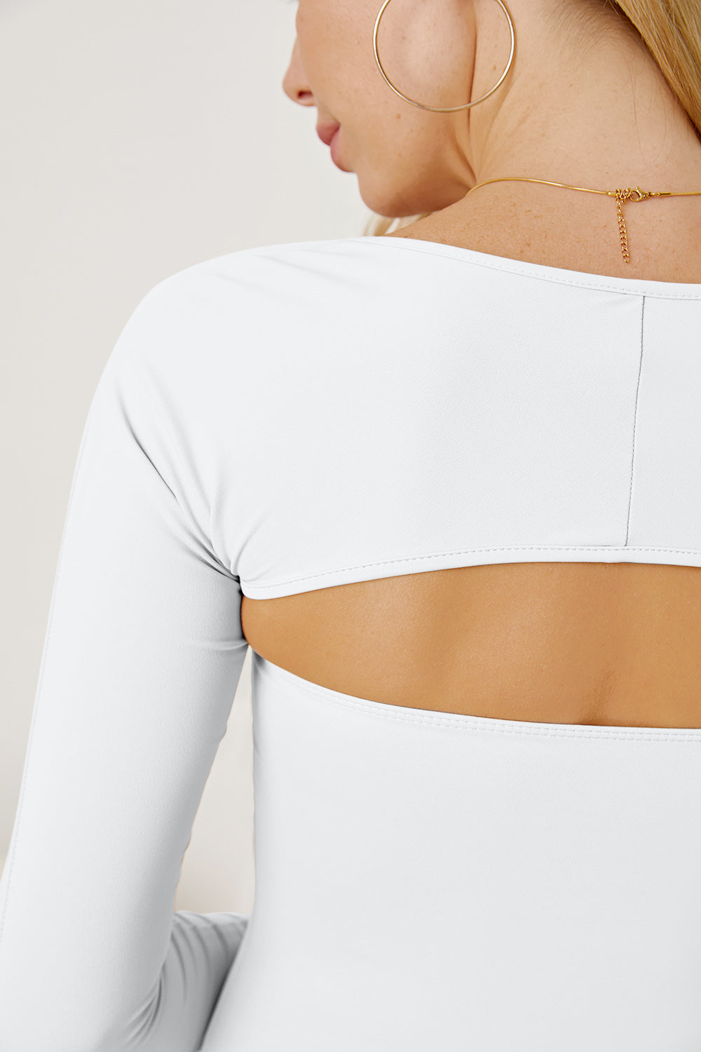 Cutout Raglan Sleeve Bolero and Tube Top - Classique Collection