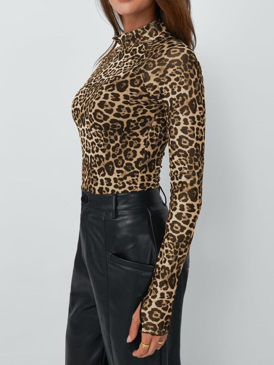 Lovelet Mock Neck Long Sleeve Top - Classique Collection