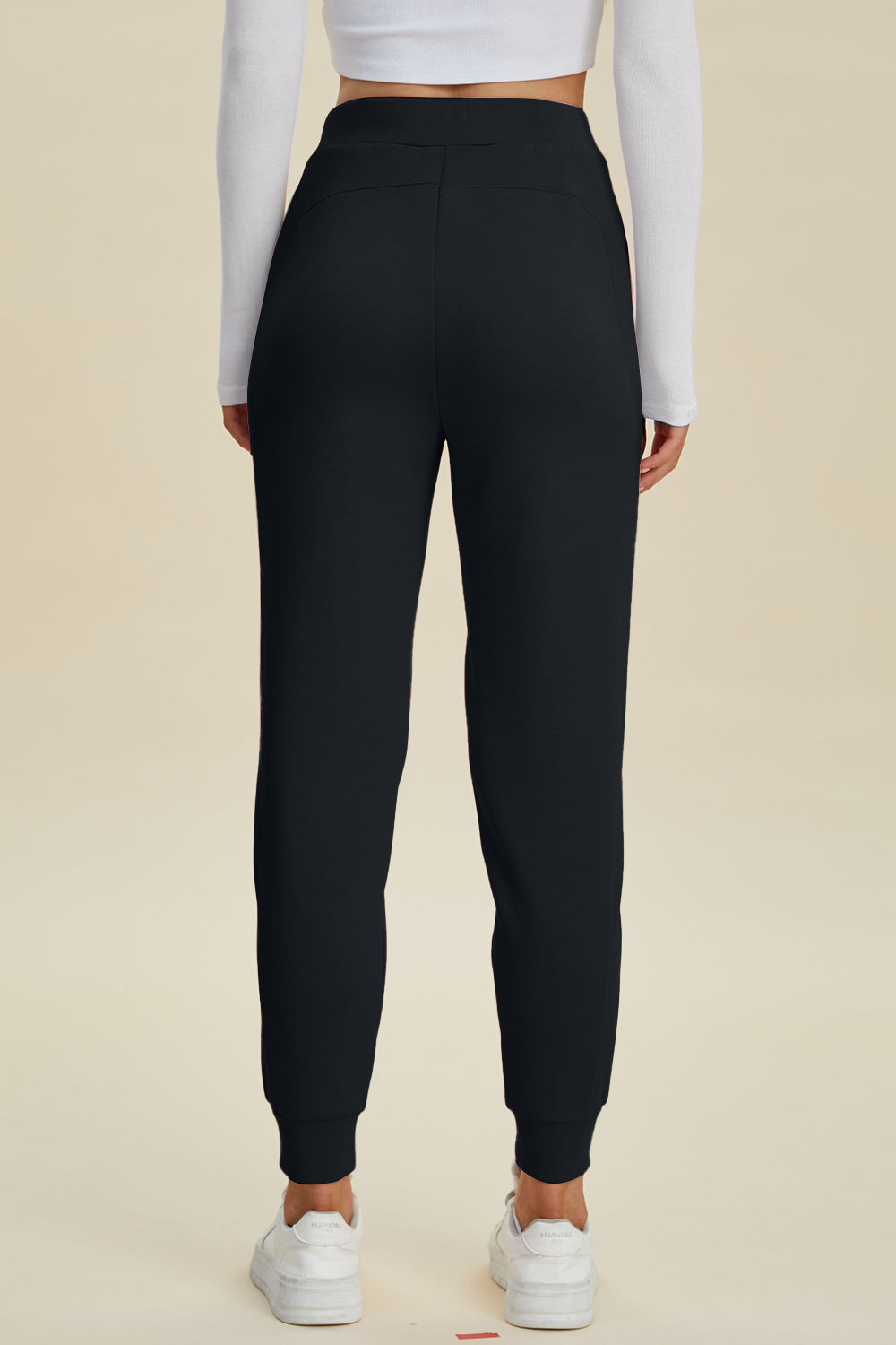 Basic Bae Full Size Air Scuba Drawstring High Waist Joggers - Classique Collection