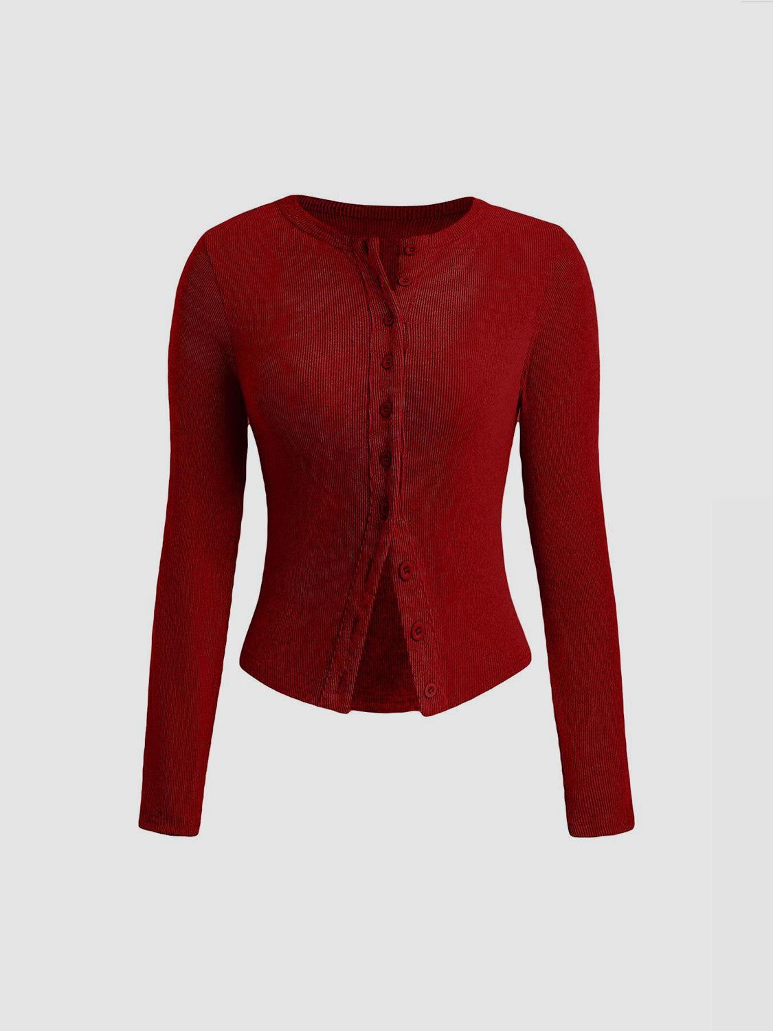 Button Down Long Sleeve T-Shirt - Classique Collection
