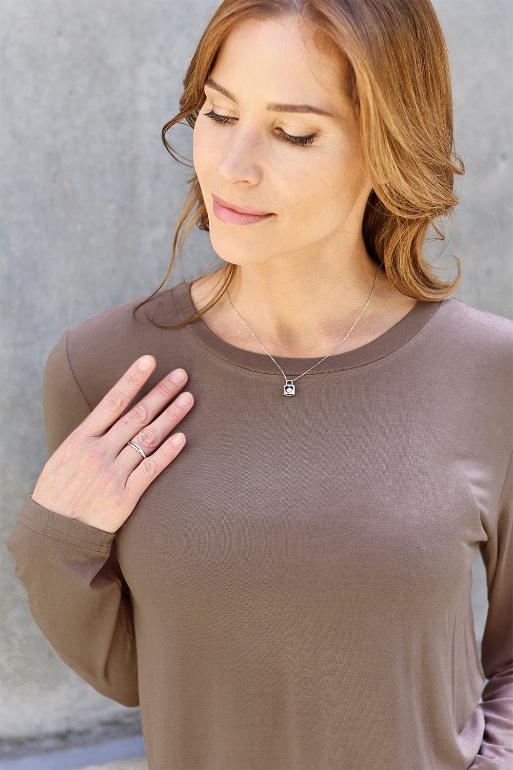 Basic Bae Full Size Round Neck Long Sleeve Top - Classique Collection