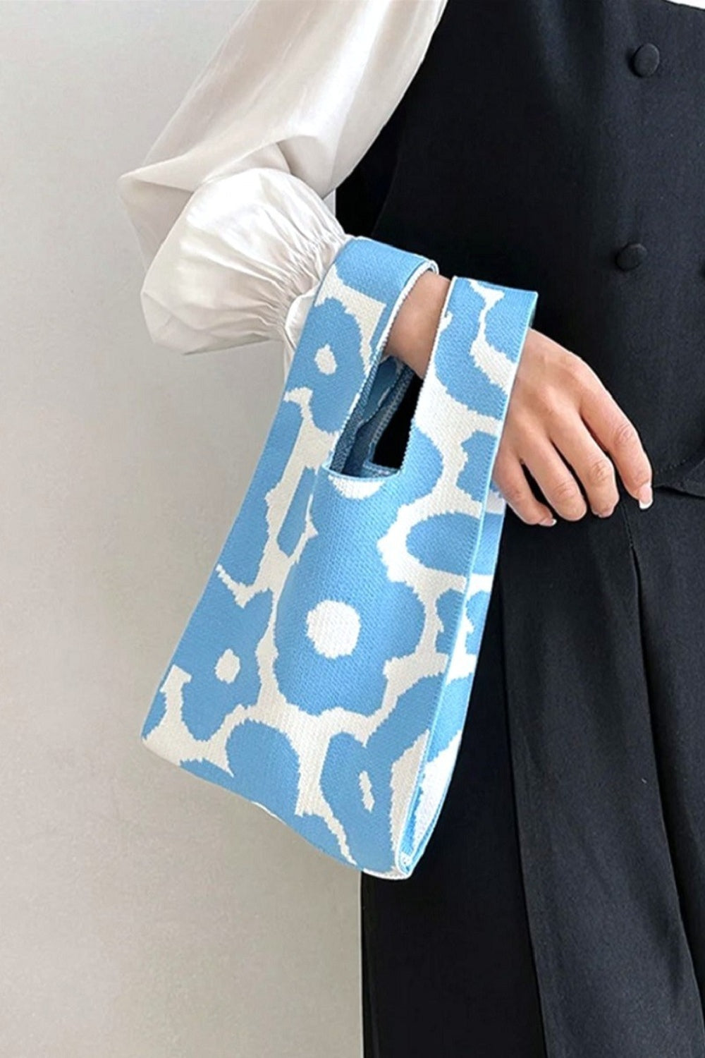 Zenana Flower Eco-Friendly Knitted Handbag - ClassiQ