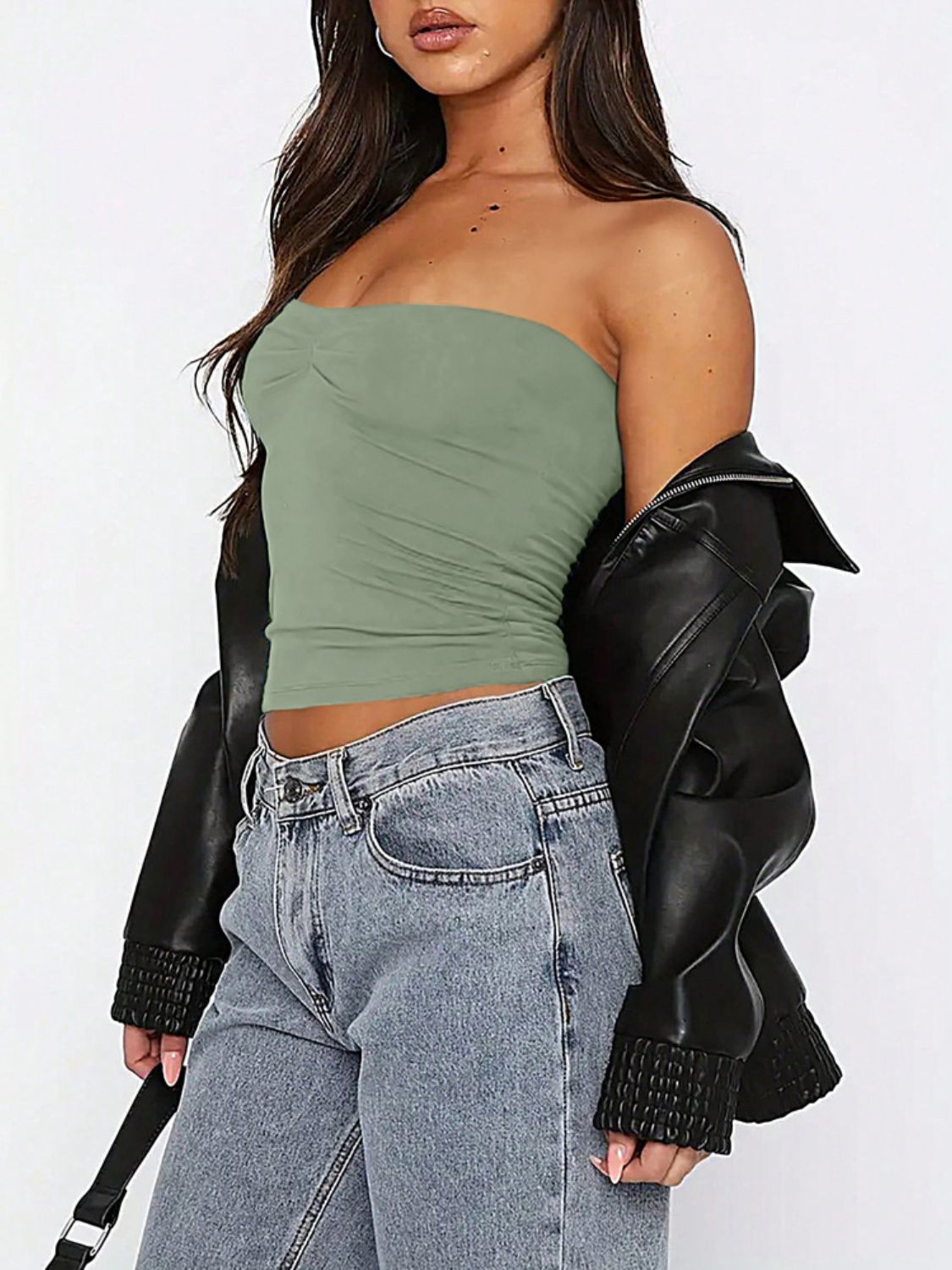 Devine Ruched Tube Top - Classique Collection