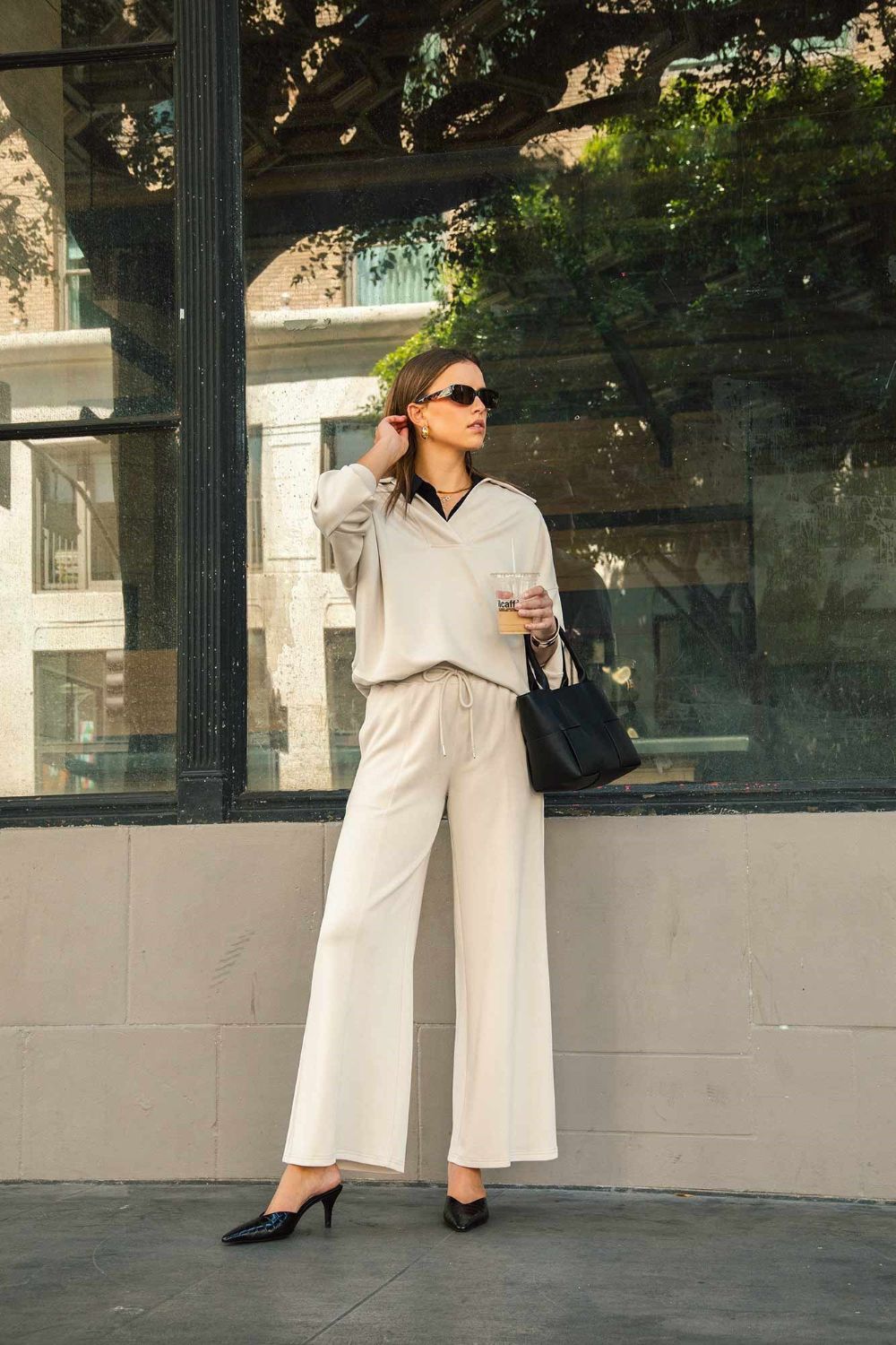 Umgee Full Size Drawstring Wide Leg Pants with Pockets - ClassiQ