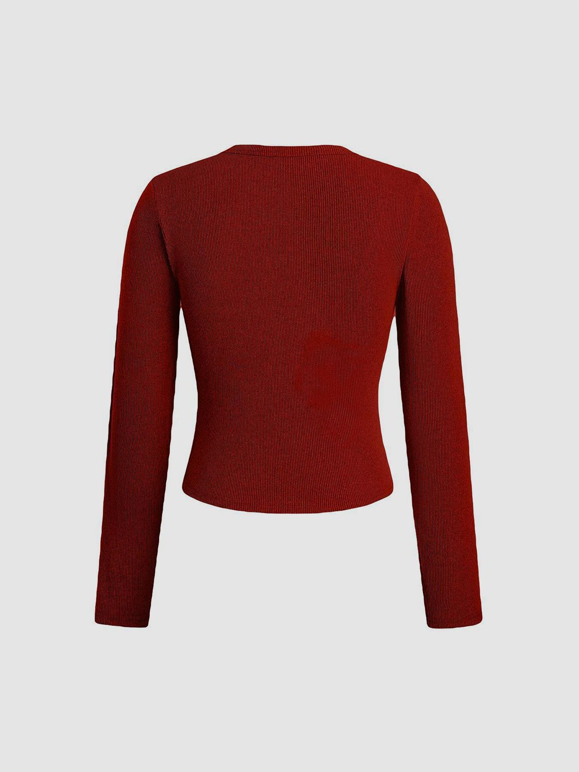 Button Down Long Sleeve T-Shirt - Classique Collection