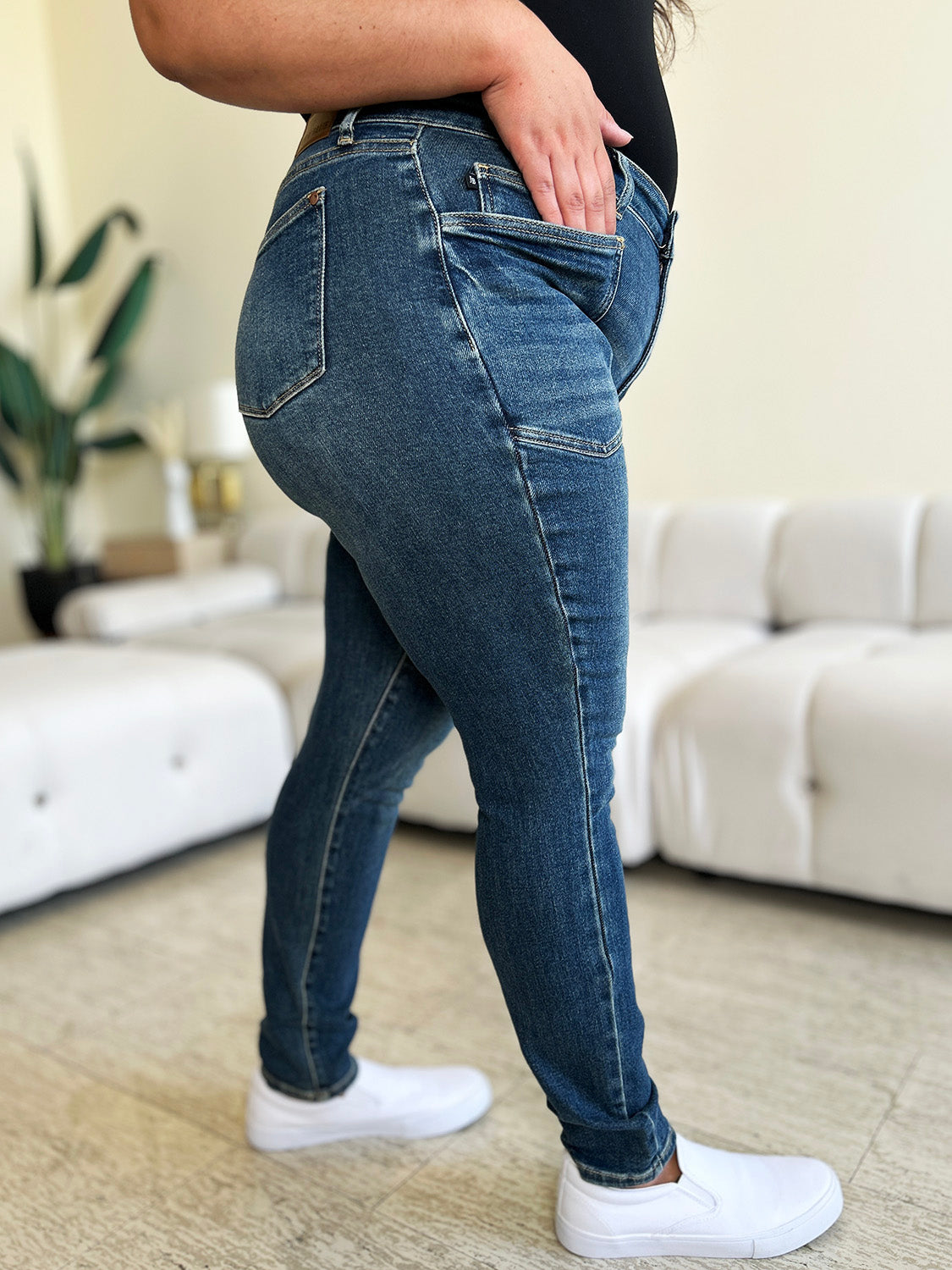 Judy Blue Full Size High Waist Skinny Jeans - Classique Collection