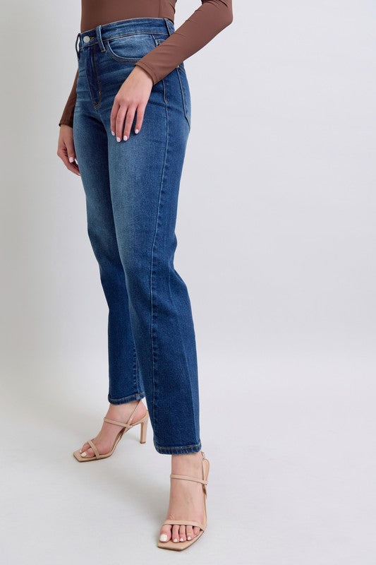 Judy Blue Full Size Side Seam Detail Straight Jeans with Pockets - Classique Collection