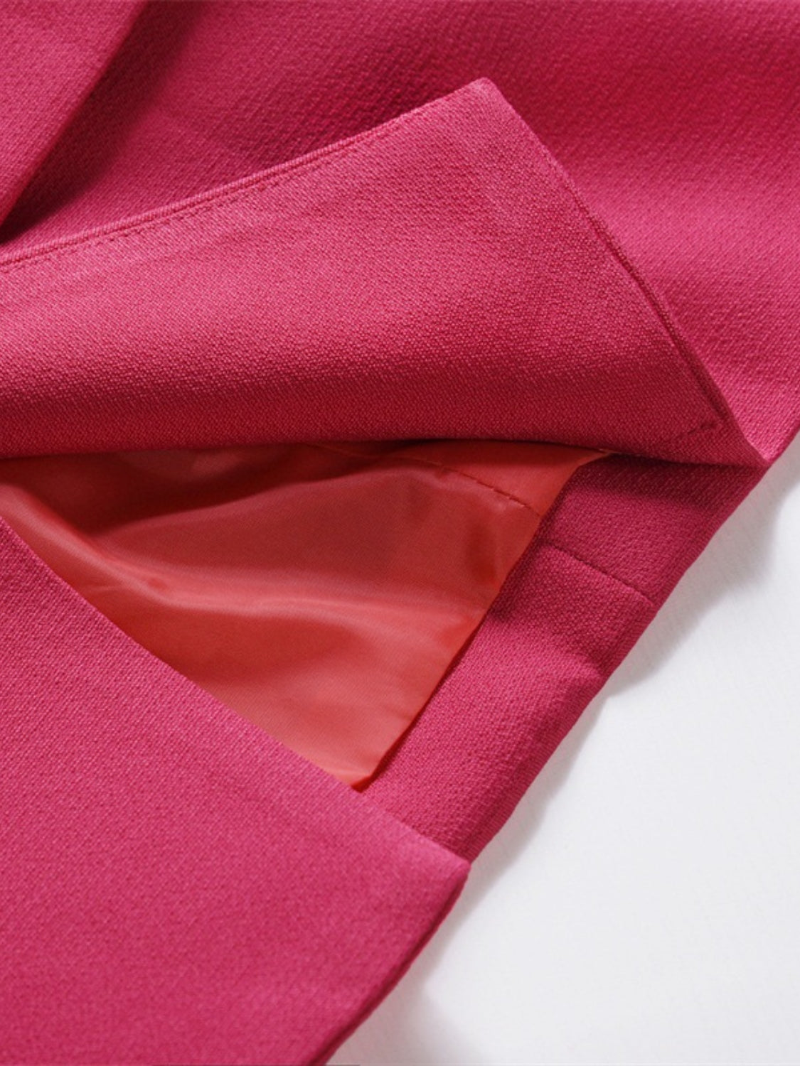 Lapel Collar Long Sleeve Blazer - Classique Collection