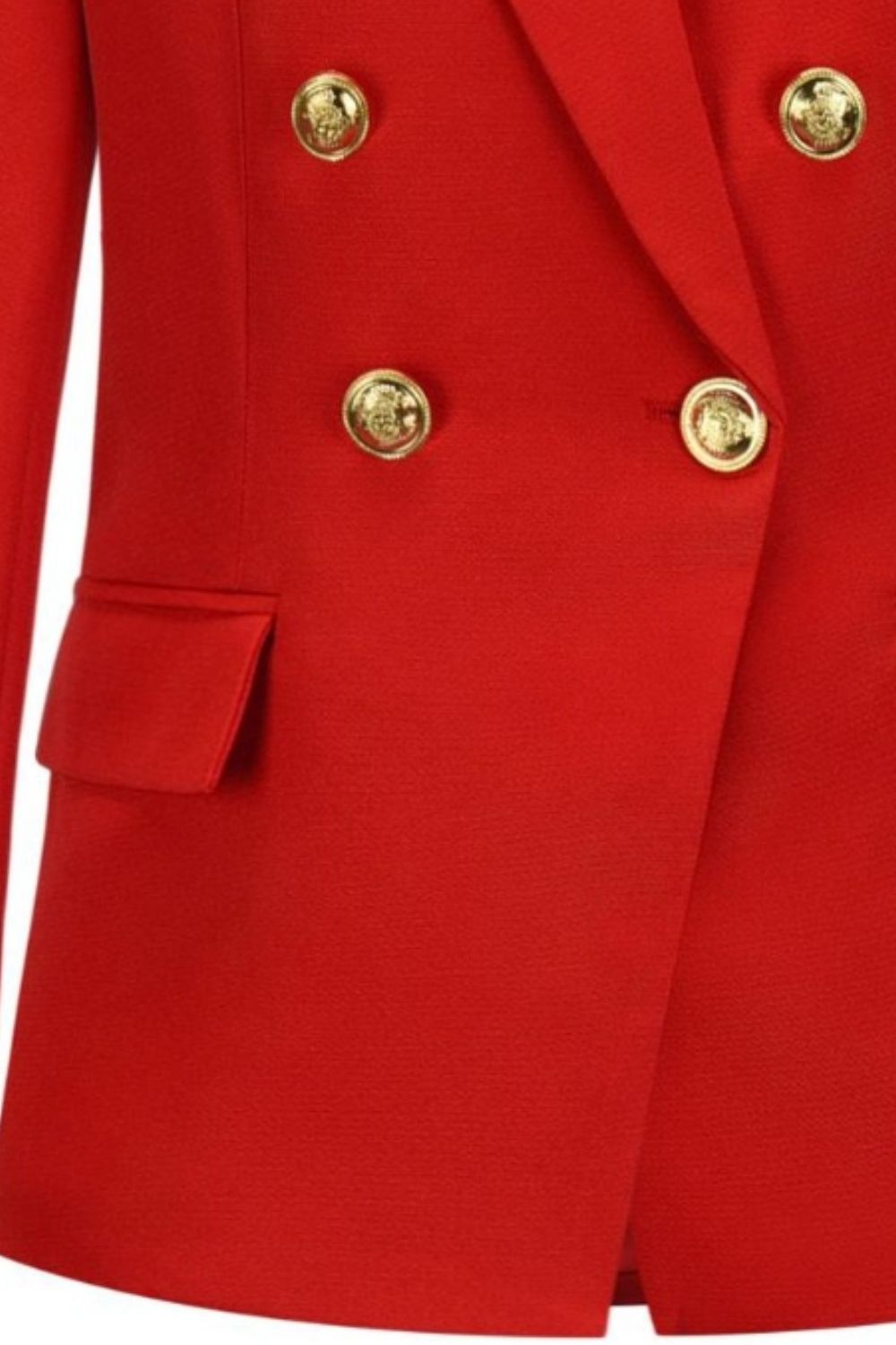 Lapel Collar Long Sleeve Blazer - Classique Collection