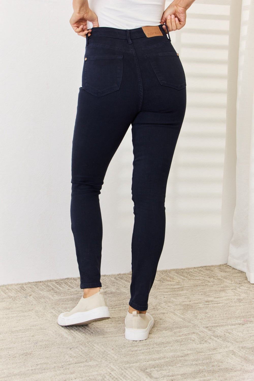 Judy Blue Full Size Garment Dyed Tummy Control Skinny Jeans - Classique Collection