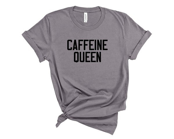 Caffeine Queen Crewneck Tee - Classique Collection