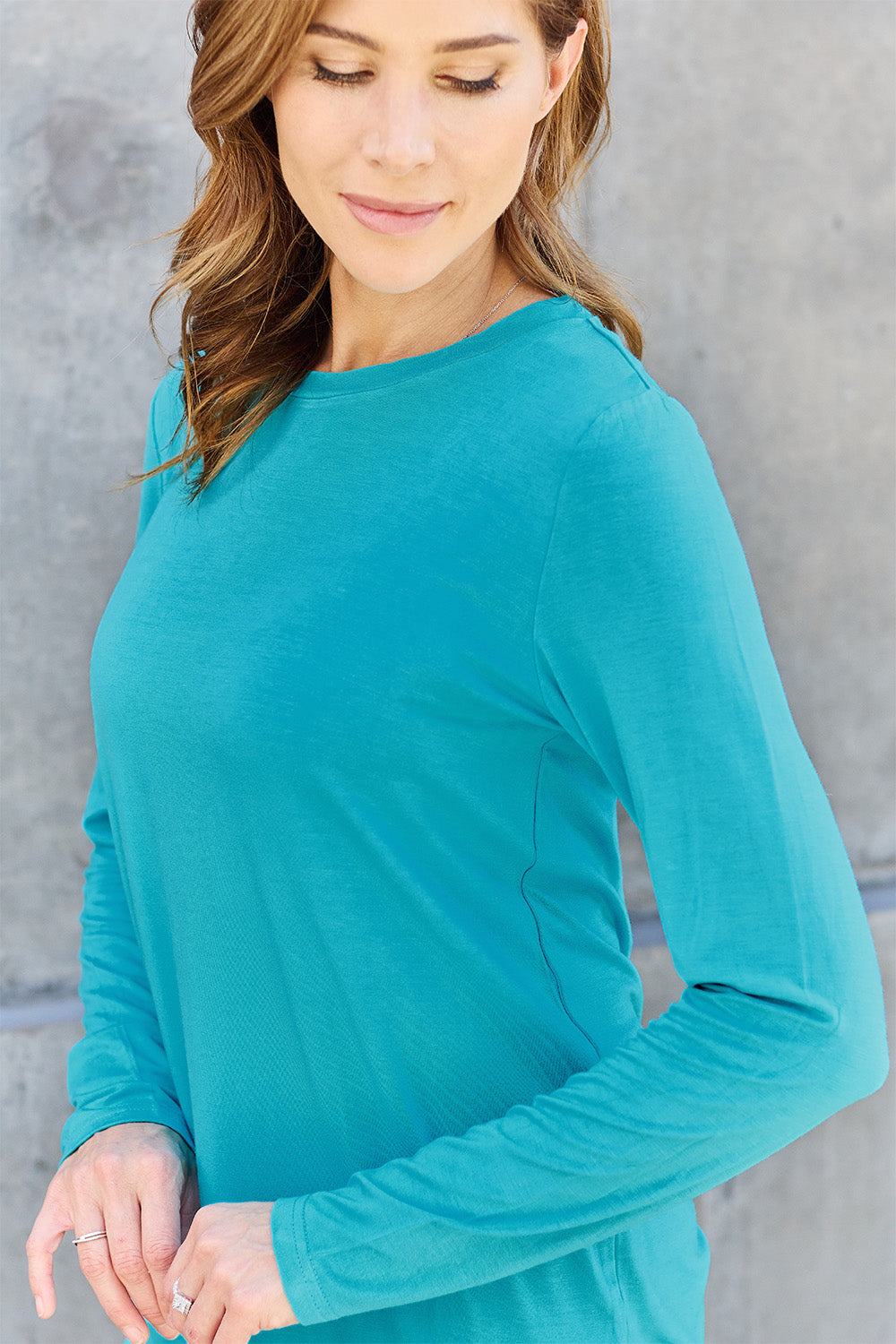 Basic Bae Full Size Round Neck Long Sleeve Top - Classique Collection