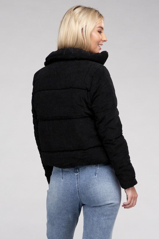 Corduroy Zip-Up Jacket - Classique Collection