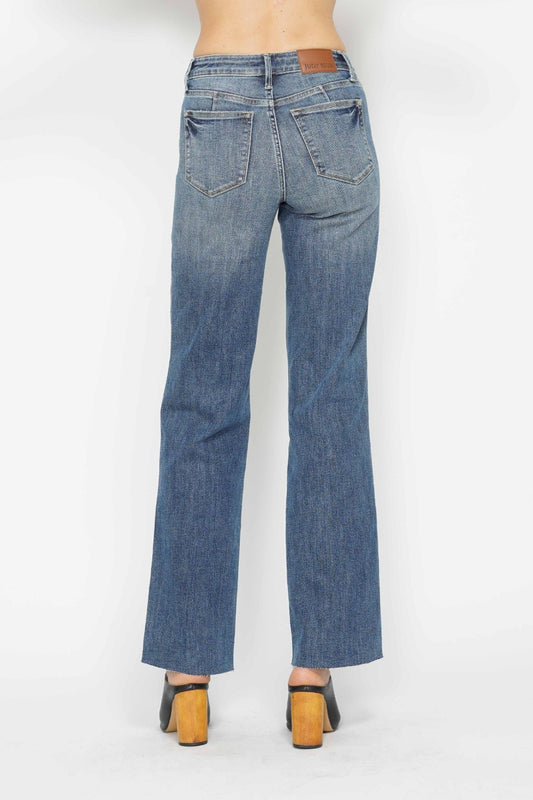 Judy Blue Full Size Tummy Control Straight Jeans - Classique Collection