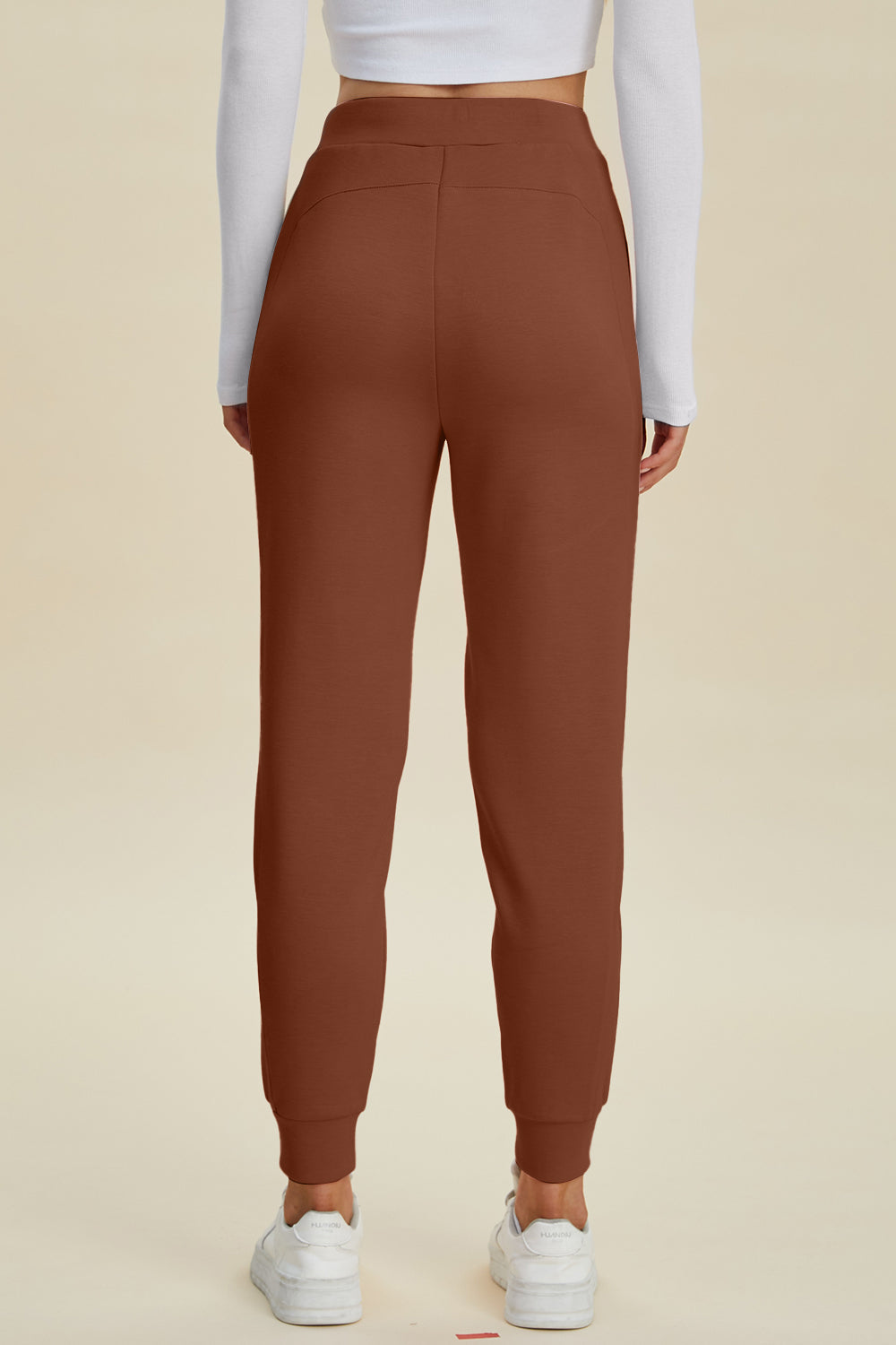 Basic Bae Full Size Air Scuba Drawstring High Waist Joggers - Classique Collection