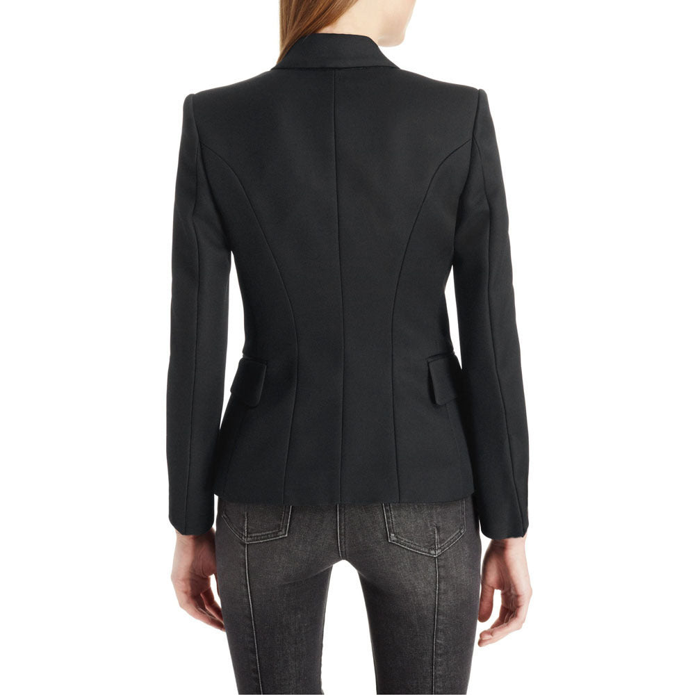Lapel Collar Long Sleeve Blazer - Classique Collection