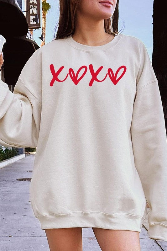 XOXO Graphic Plus Sweatshirt - Classique Collection
