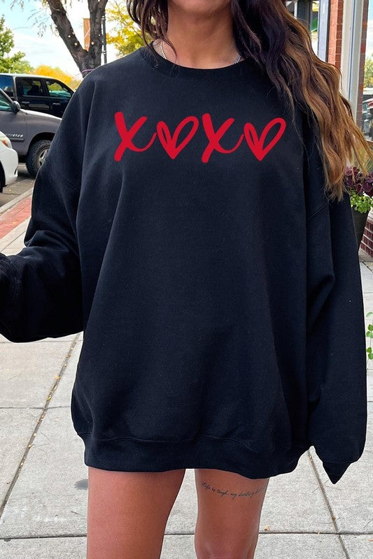 XOXO Graphic Plus Sweatshirt - Classique Collection