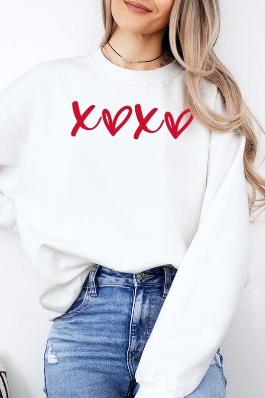 XOXO Graphic Plus Sweatshirt - Classique Collection