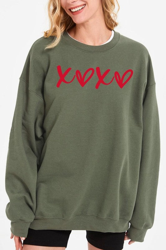XOXO Graphic Plus Sweatshirt - Classique Collection