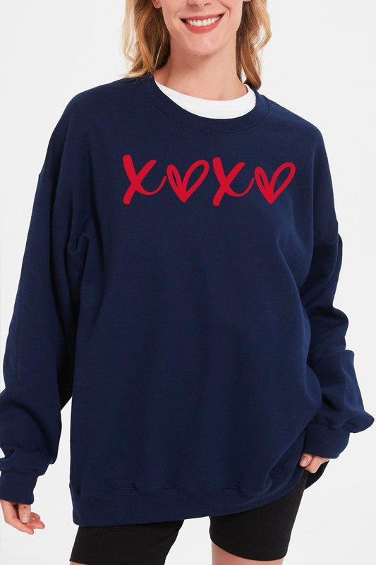 XOXO Graphic Plus Sweatshirt - Classique Collection